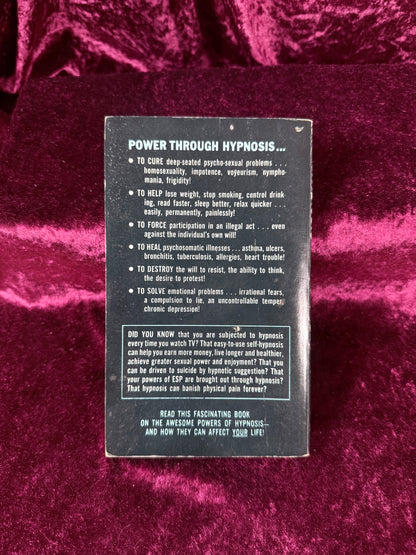 Vintage Hypnosis by H. D. Birns 1968 First Printing Award Books Paperback