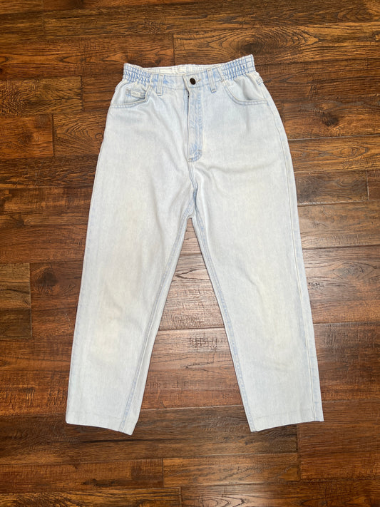 Vintage Clothing - High Waist Jeans - Light Acid Wash - Small - Lee