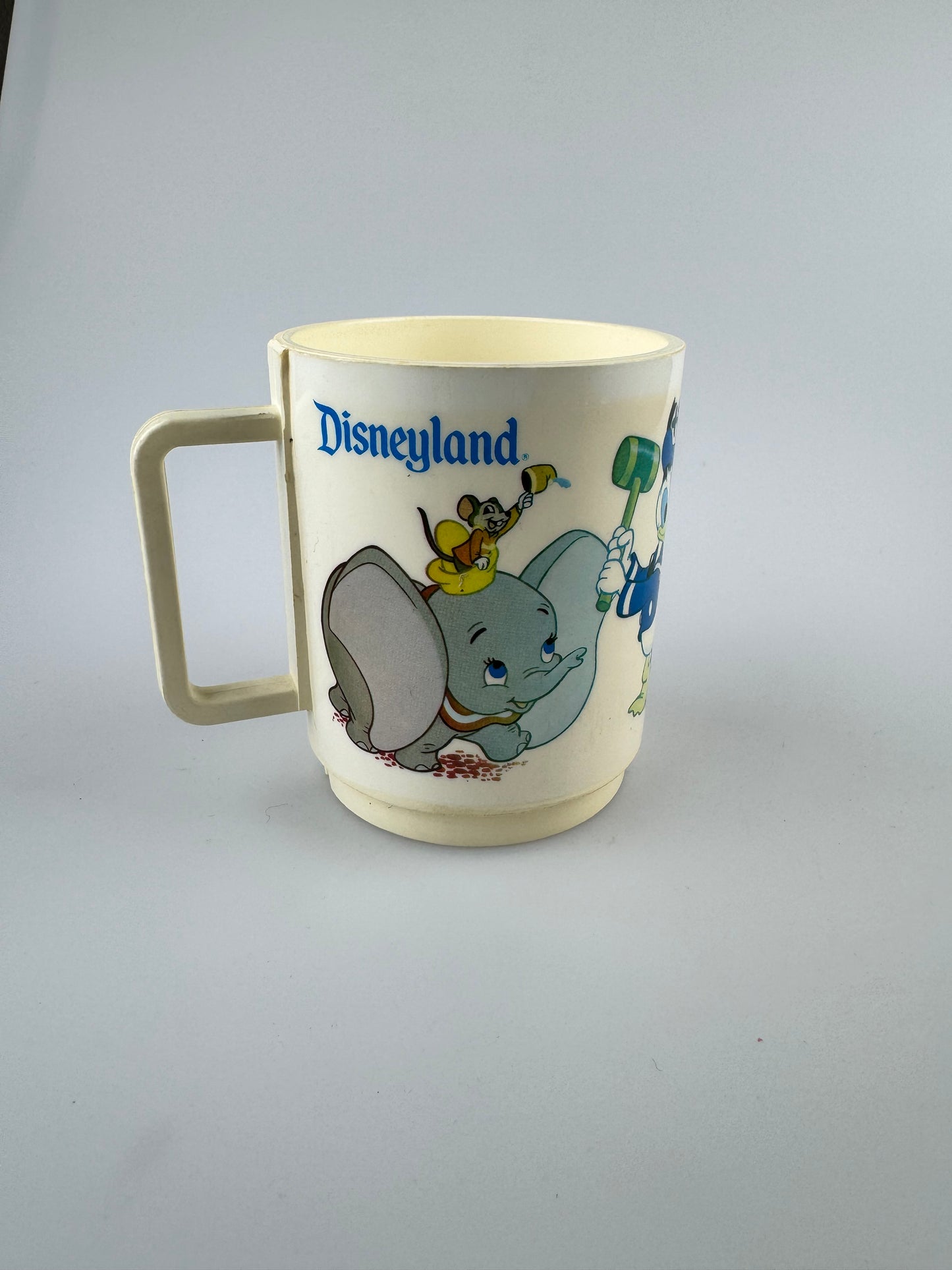 Vintage Disneyland Plastic Mug - Made in USA - DEKA