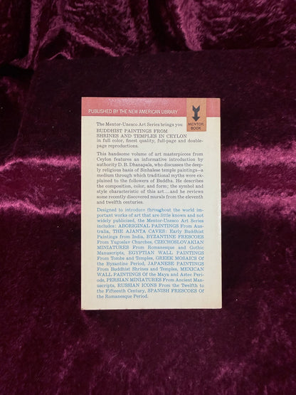 Vintage Buddhist Paintings from Shrines and Temples in Ceylon Paperback First Printing 1964