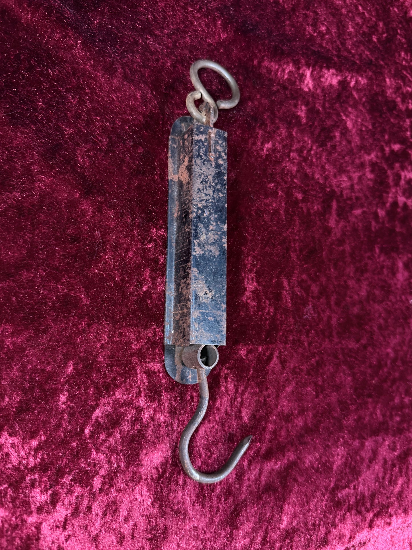 Vintage Metal Hanging Scale - Hanson Viking Jr 50 lb Spring Scale