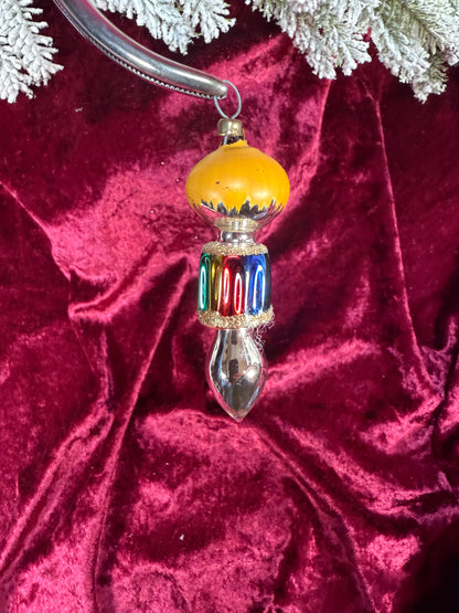 Vintage Christmas - Handblown Glass Ornament - Little Clown - Soffieria De Carlini - Italy