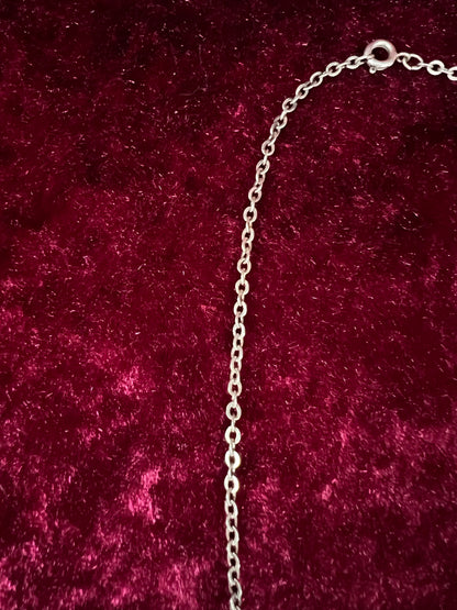 Vintage Sterling Silver Saint Christopher Necklace - Religious Medal Pendant