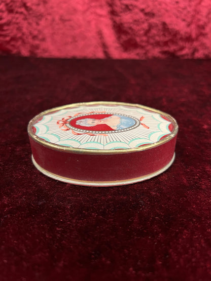 Vintage Richard Hudnut Du Barry Face Powder Box – Special Rachel Cameo Portrait