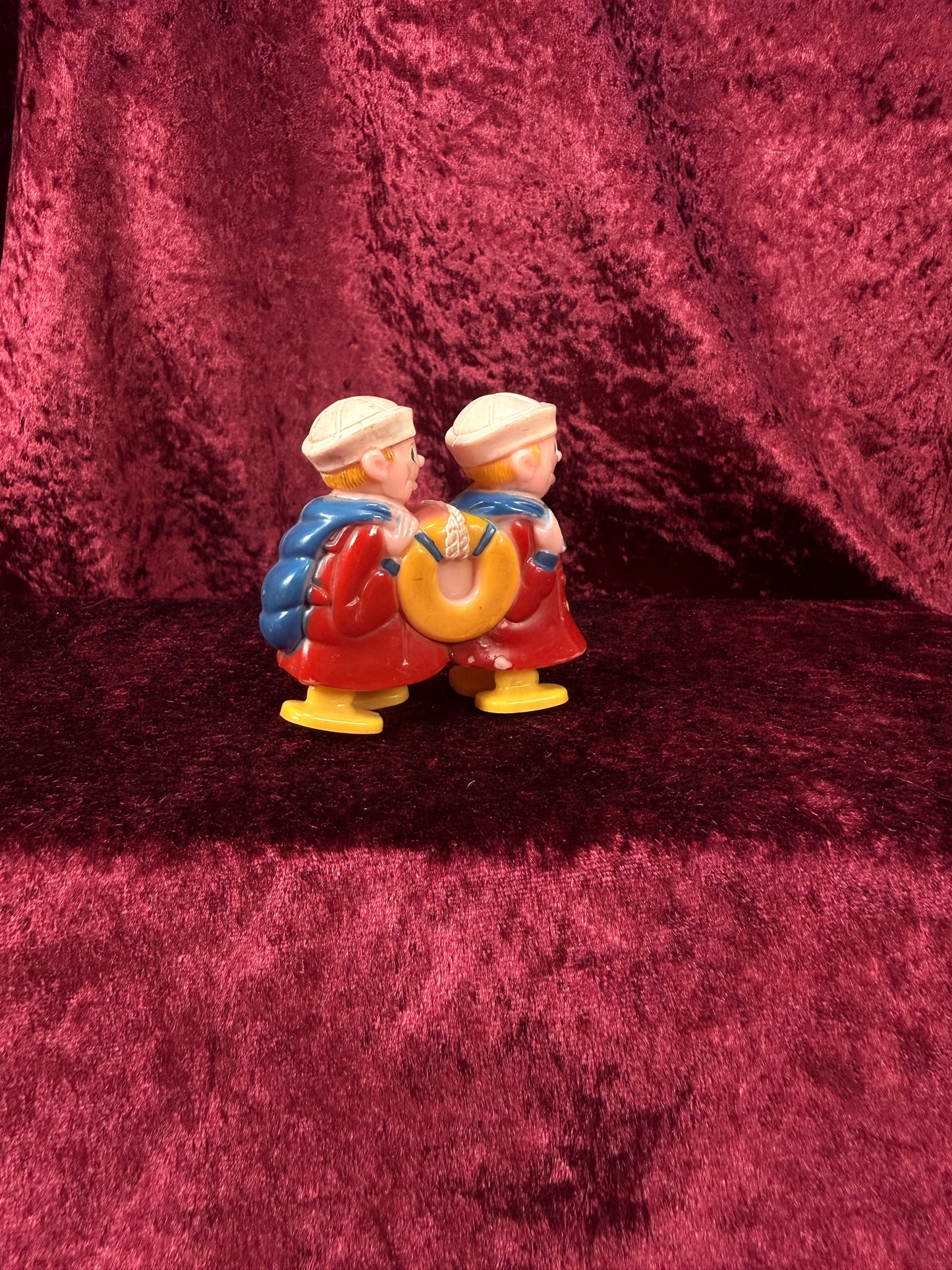Vintage Ramp Walker Plastic Toy Set – Duck Sailor Piggy Kitsch Novelty Lot