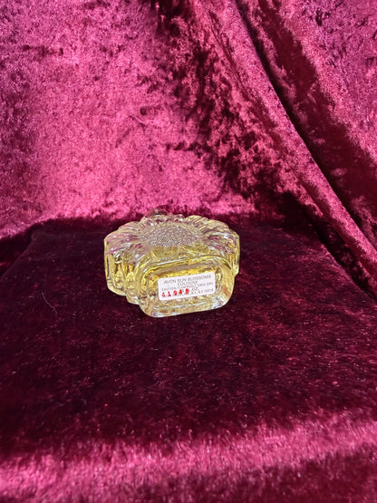 Vintage Glass Cologne Bottle – Avon Sun Blossoms Cologne