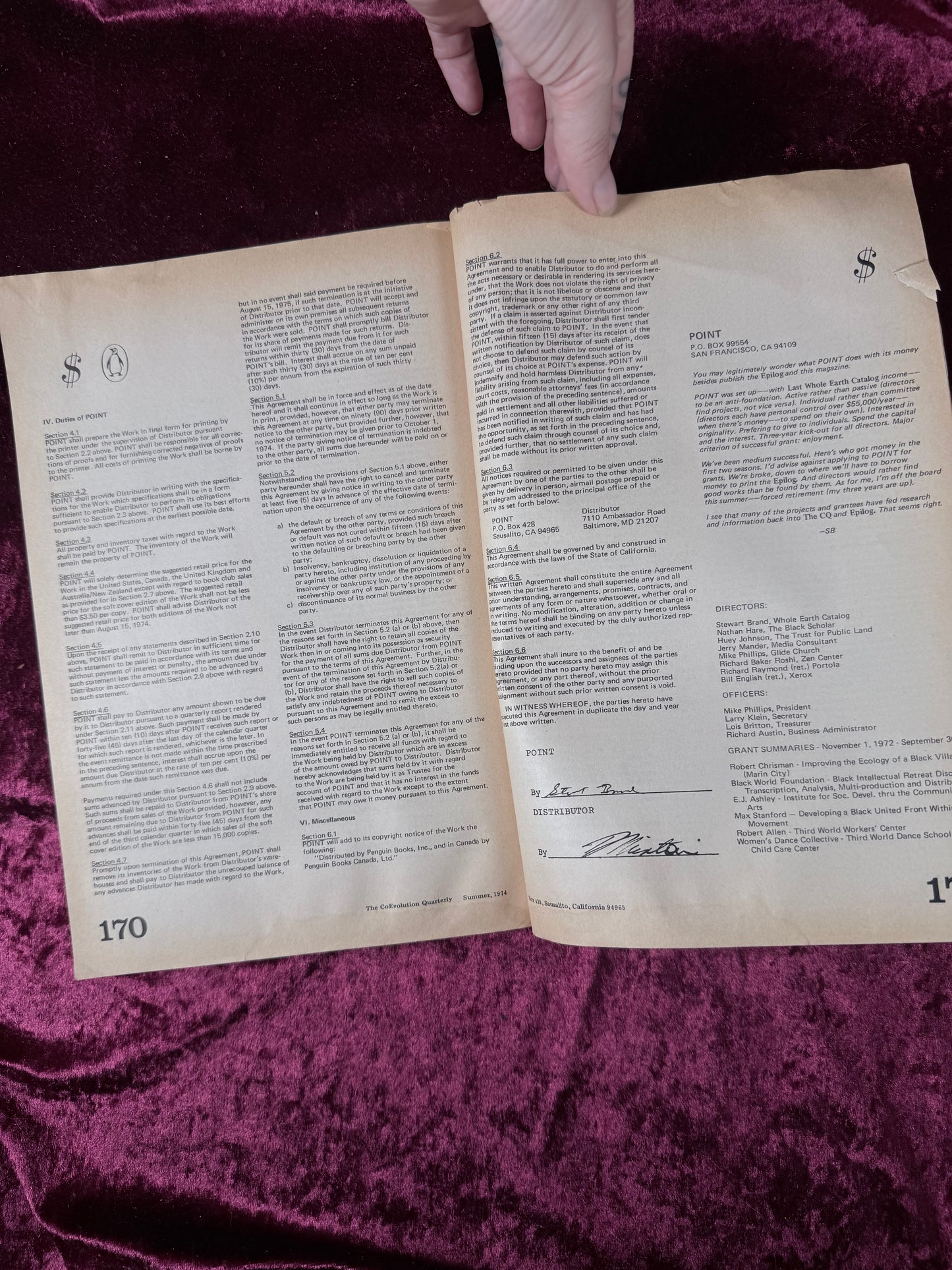 Vintage CoEvolution Quarterly Magazine Summer 1974 Whole Earth Catalog Supplement