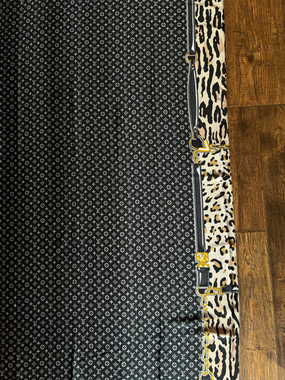 Vintage Louis Vuitton Long Soie Silk Scarf - Y2K Stephen Sprouse Cheetah Monogram Print