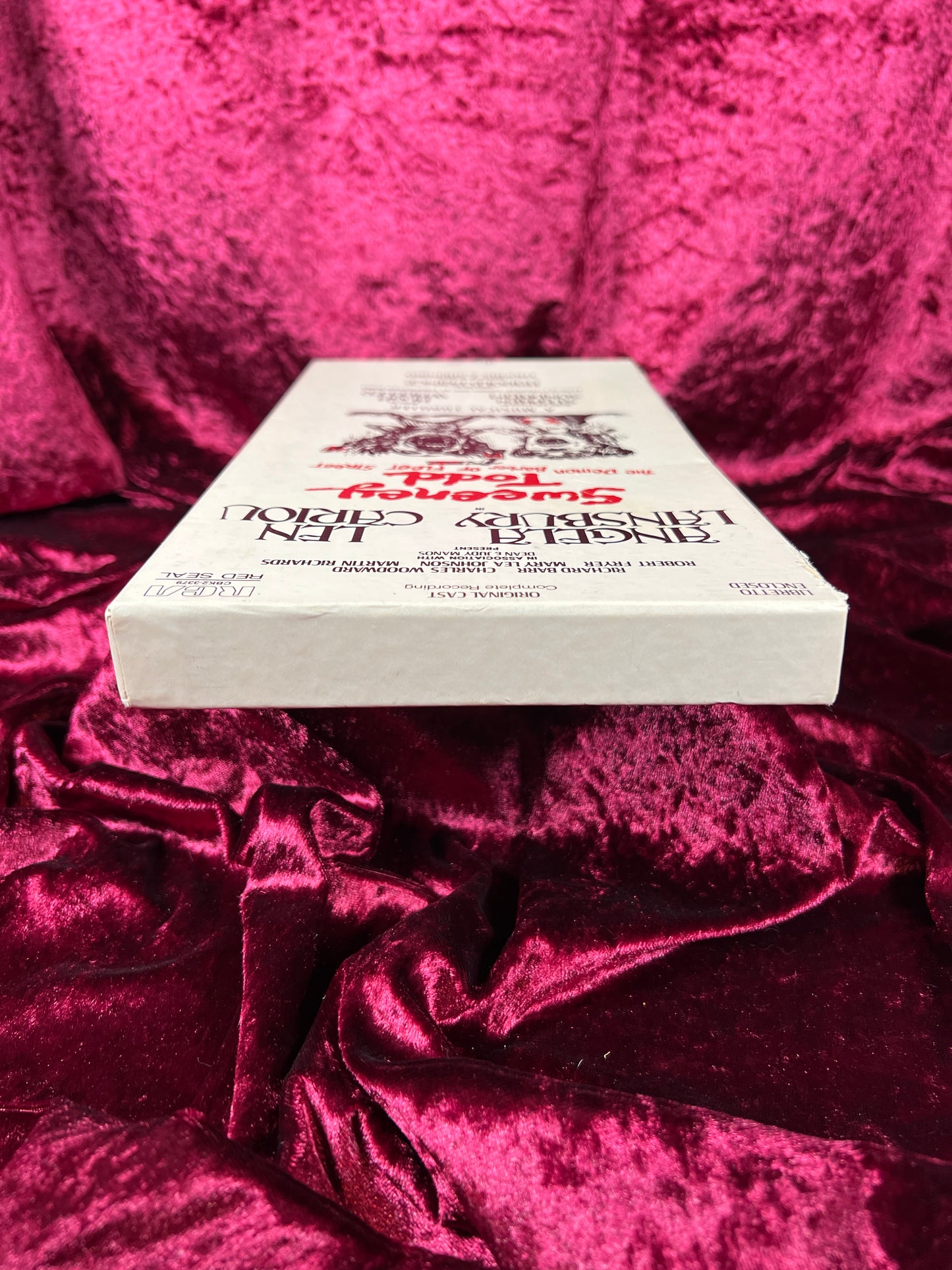 Cassette Tape - Sweeney Todd The Demon Barber of Fleet Street - Broadway Musical - 1979