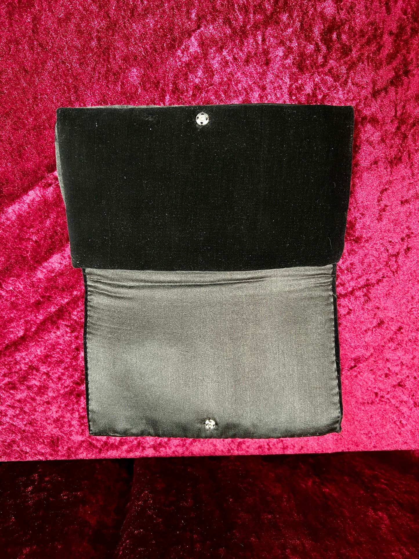 Vintage Double Sided Velvet Evening Clutch – Embroidered Peacock - Zardozi