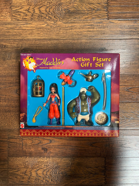 Vintage Collectibles - Aladdin Action Figure Set - Princess Jasmine - New In Box - Mattel and Disney
