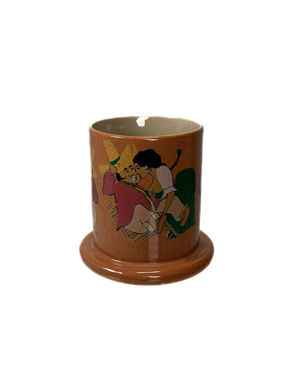 Vintage Tiki Mug - 1964 Trader Vic's Senor Pico Risque Loball Mug