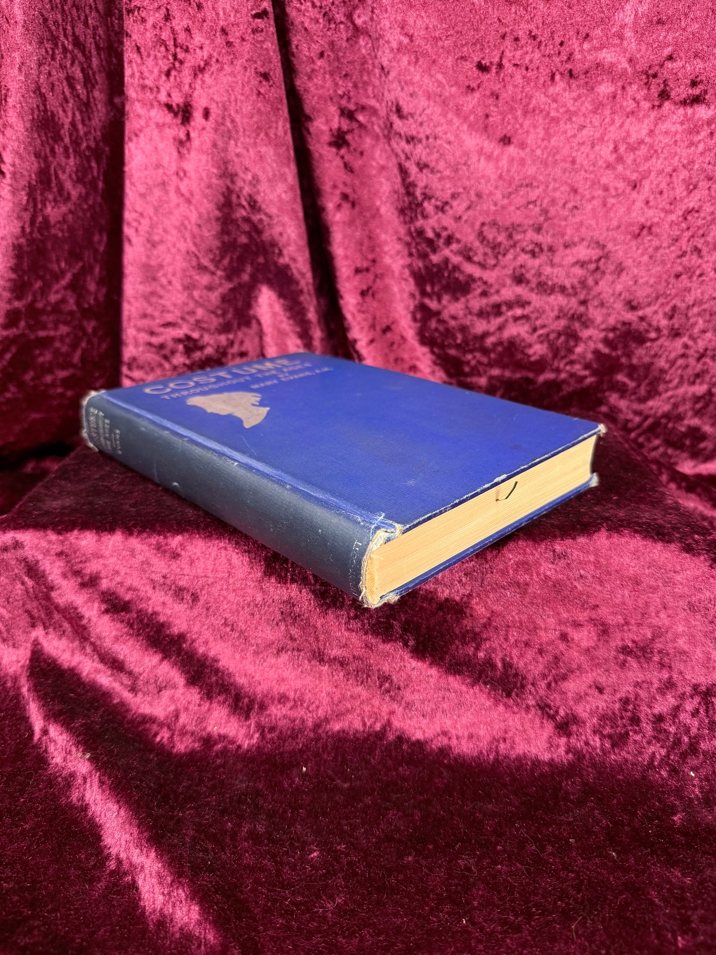Vintage Hardcover Reference Book – Costume Throughout the Ages Mary Evans 1938
