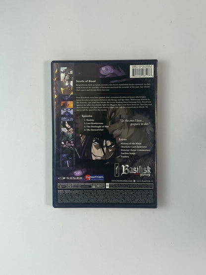 DVD - Basilisk - Volume 1: Scrolls of Blood - English / Japanese - FUNimation - 2005