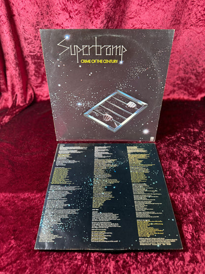 Vintage 12" Vinyl Record - Supertramp - Crime of the Century - A&M Records - 1974
