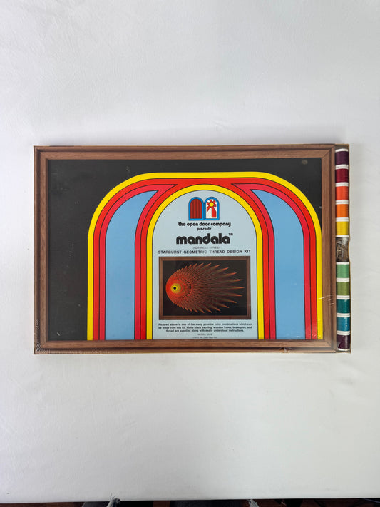 Vintage The Open Door Company - Mandala - Starburst Geometric Thread Design Kit - New in Box