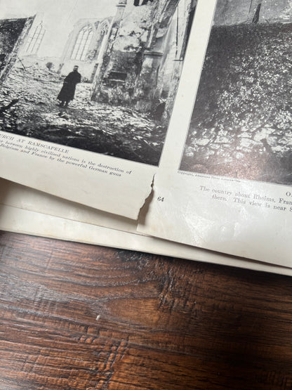 Antique Book - Collier’s Photographic History of the European War - 1915