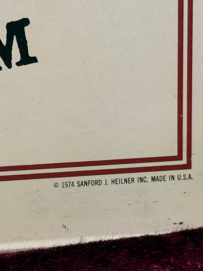 Vintage Metal Pharmaceutical Advertising Sign – Hobo Kidney Remedy - Sanford J. Heilner 1974