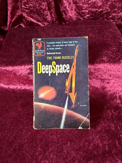 Vintage Deep Space by Eric Frank Russell 1955 Bantam Science Fiction Paperback