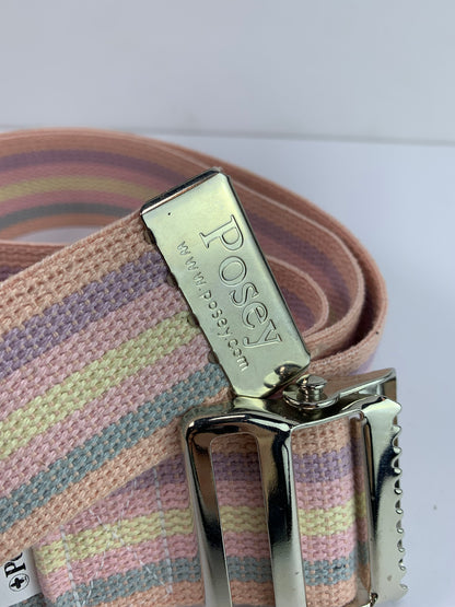 Vintage Accessories - Pastel Rainbow Luggage Strap - Posey Company