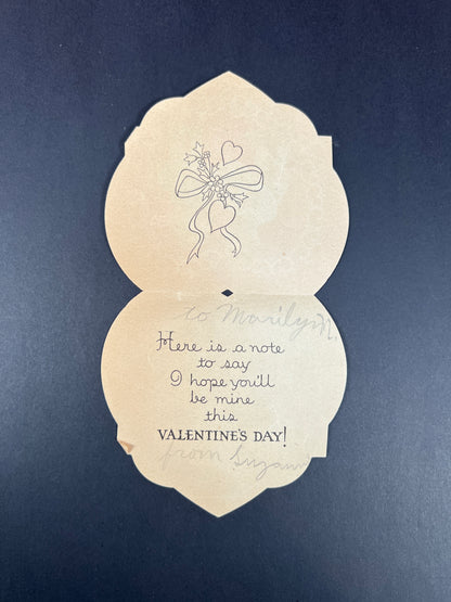 Vintage Ephemera - Valentine’s Day Card - My Valentine! - A-Meri-Card - USA