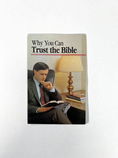 Vintage Ephemera - Religious Pamphlet - Why You Can Trust the Bible