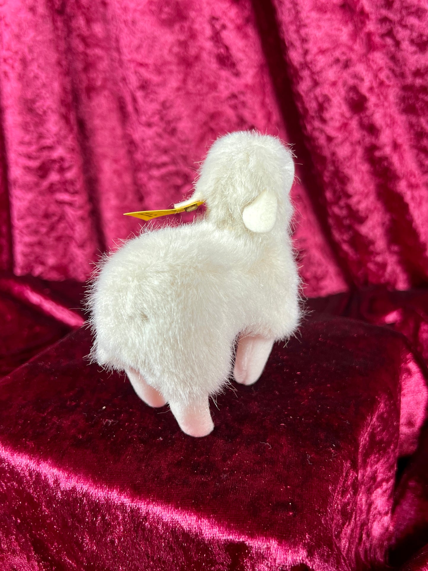 Vintage Collectibles - Miniature Stuffed Toy - Flori the Sheep - 1518/11 - Steiff - Germany