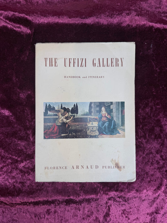 Vintage Paperback Book – The Uffizi Gallery Handbook and Itinerary Florence Arnaud