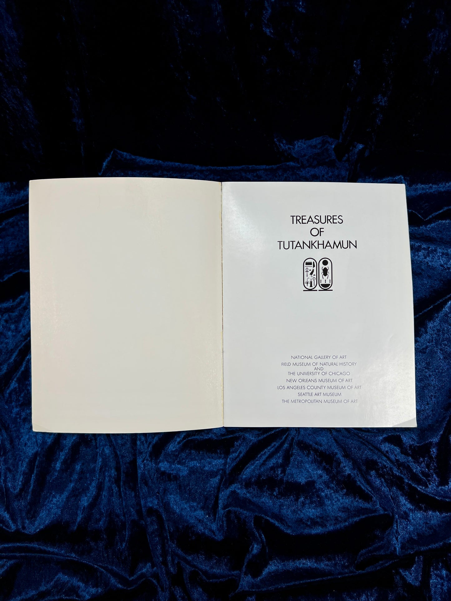 Vintage Treasures of Tutankhamun Exhibition Catalog - 1976 Metropolitan Museum Egyptian Art Book