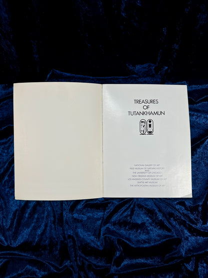 Vintage Treasures of Tutankhamun Exhibition Catalog - 1976 Metropolitan Museum Egyptian Art Book