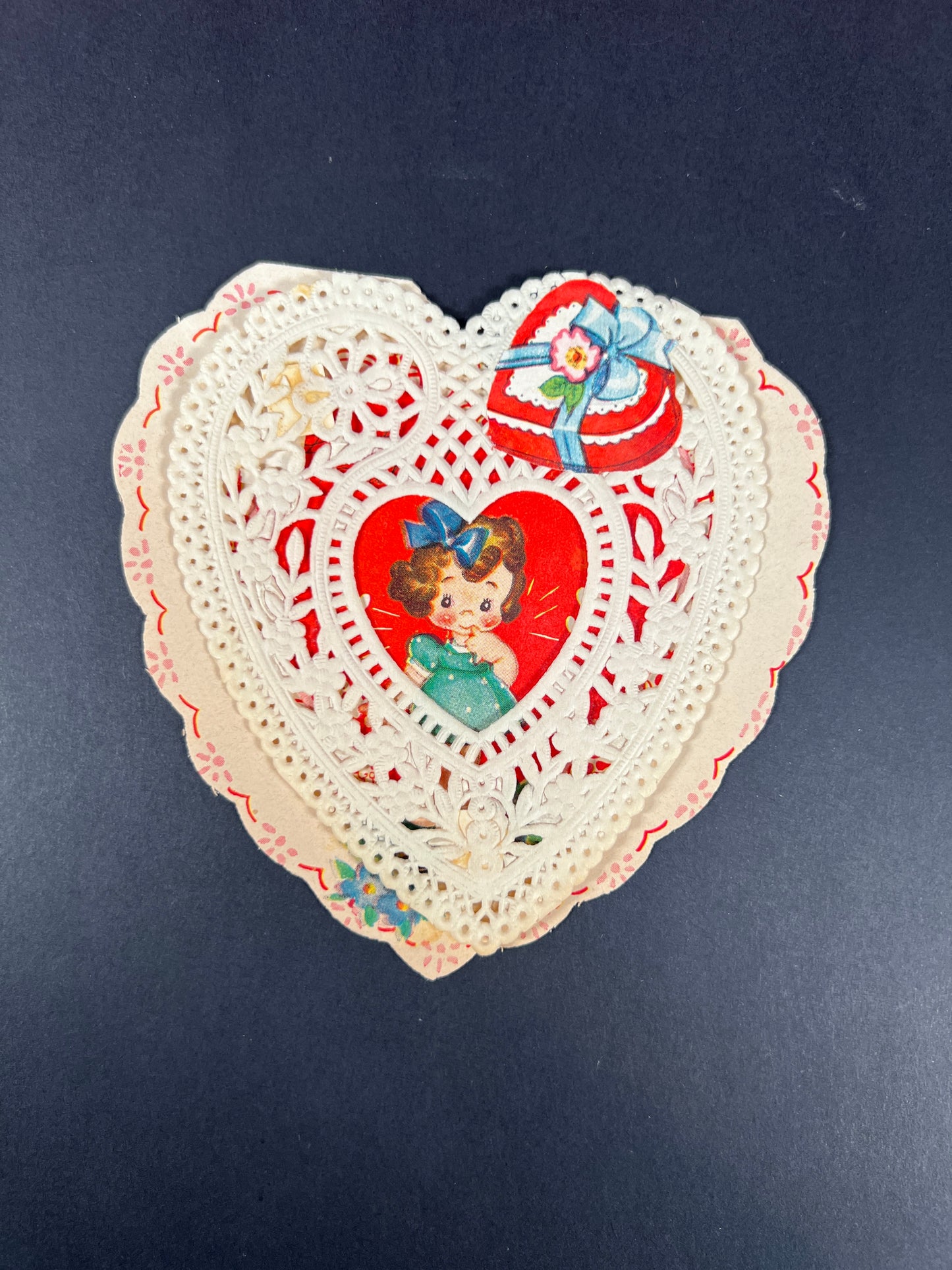 Vintage Ephemera - Valentine’s Day Card - Dear Valentine - A-Meri-Card - USA