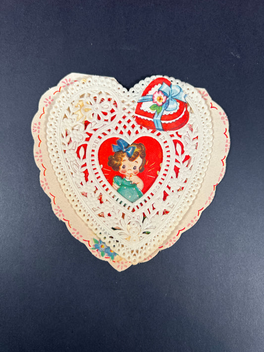 Vintage Ephemera - Valentine’s Day Card - Dear Valentine - A-Meri-Card - USA