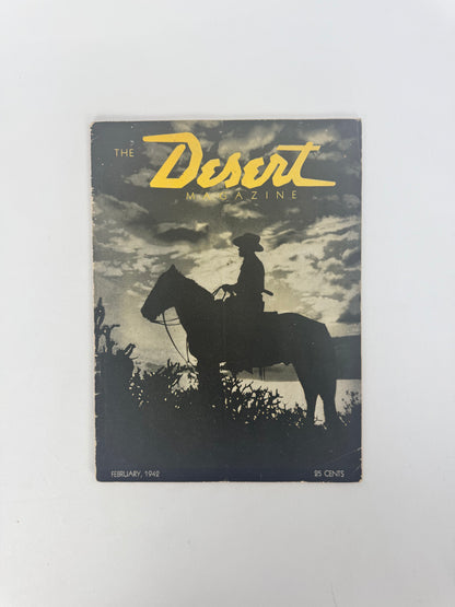 Vintage Ephemera - The Desert Magazine - February 1942