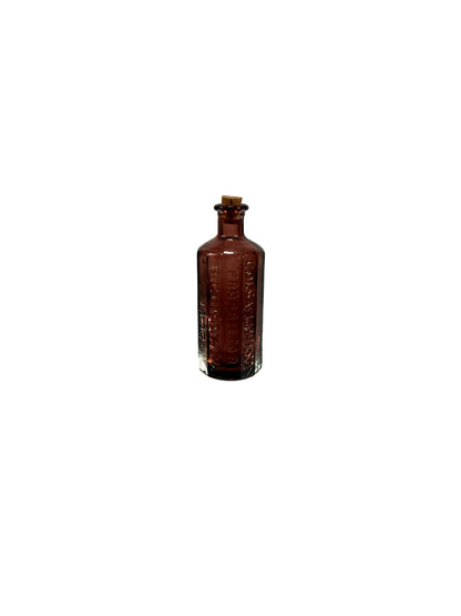 Vintage Miniature Glass Bottle - Lancasters Indian Vegetable Jaundice - Purple Wheaton Bitters Glass