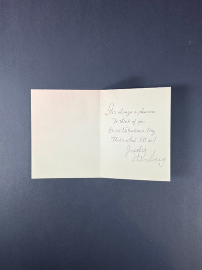 Vintage Ephemera - Valentine’s Day Card - For You On Valentine’s Day - Norcross