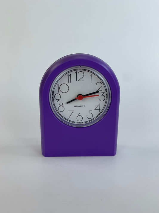 Vintage 1990s Purple Desktop Clock