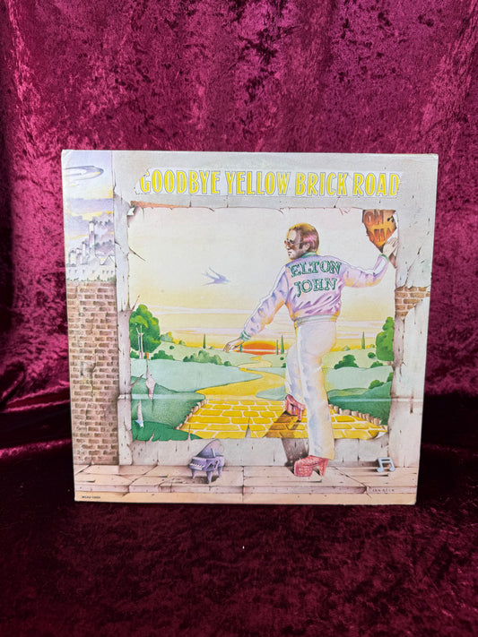 Vintage 12" Vinyl Record - Elton John - Goodbye Yellow Brick Road - MCA Records - 1973