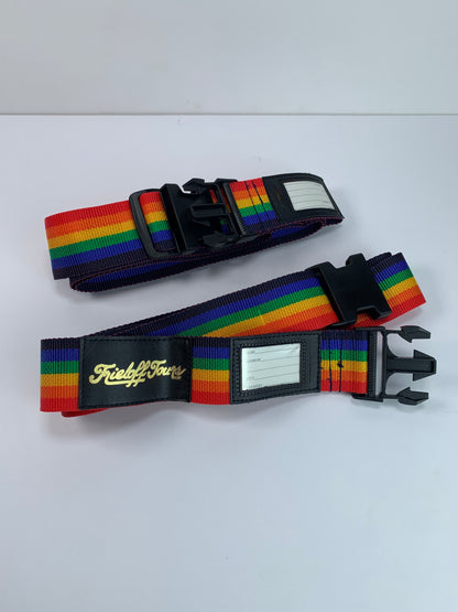 Vintage Accessories - Rainbow Luggage Straps - Set of 2