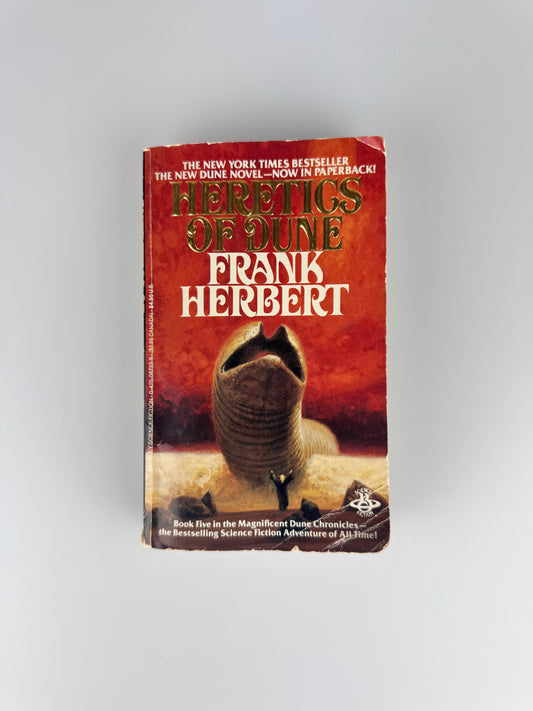 1986 Heretics Of Dune by Frank Herbert - 3rd Printing - Paperback