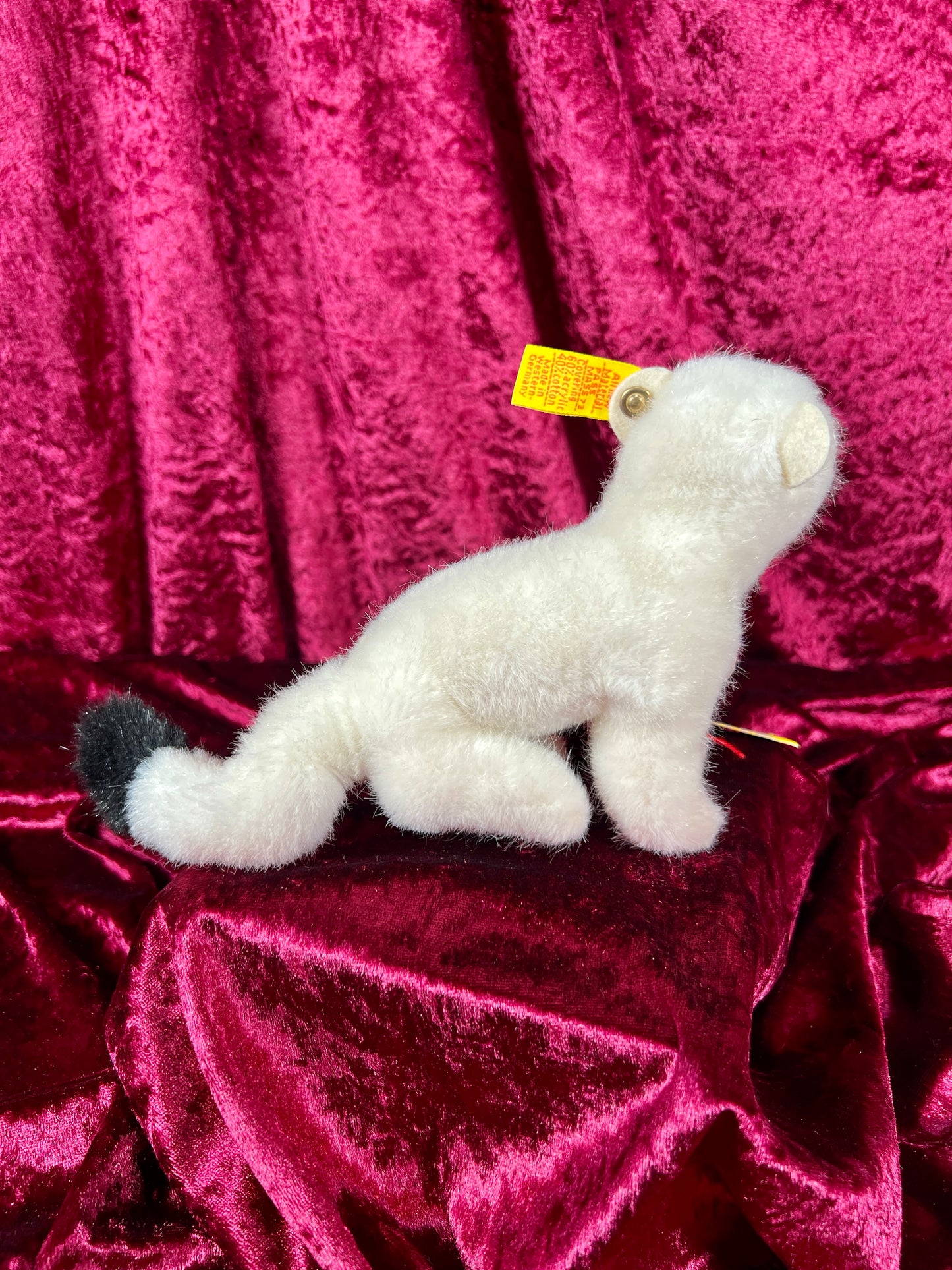 Vintage Collectibles - Miniature Stuffed Toy - Wizzy The Weasel - 1480/12 - Steiff - Germany
