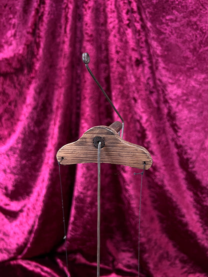 Vintage Marionette Puppet - Ugly Witch Character Folk Art