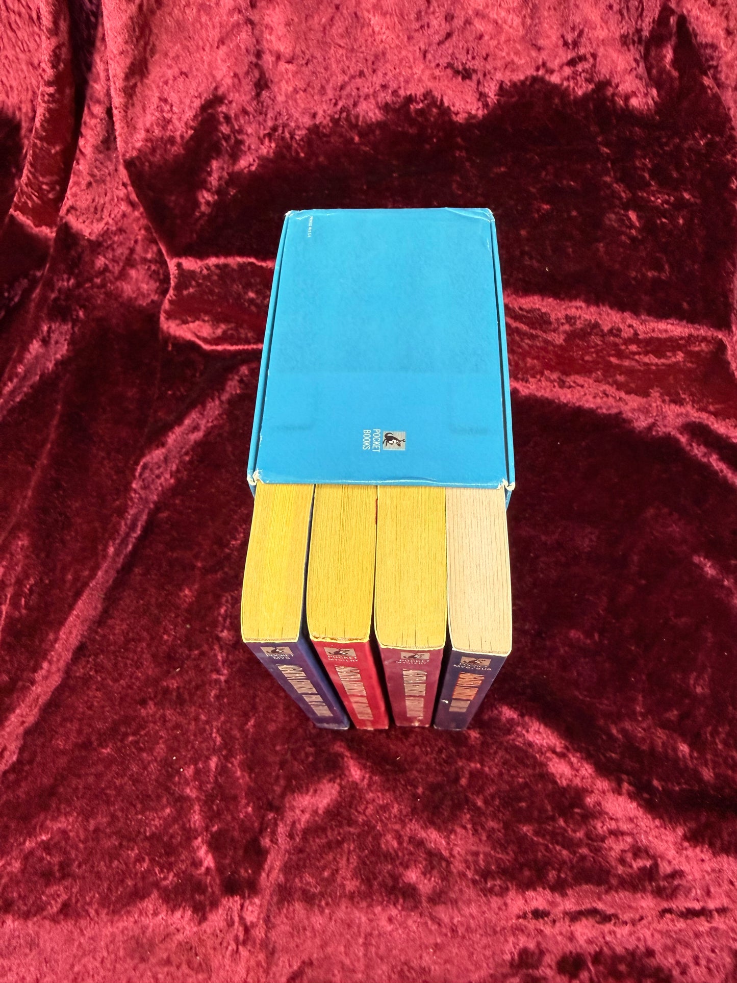 Vintage Paperback Book Set – Agatha Christie Pocket Mystery Collection - Hercule Poirot and Jane Marple