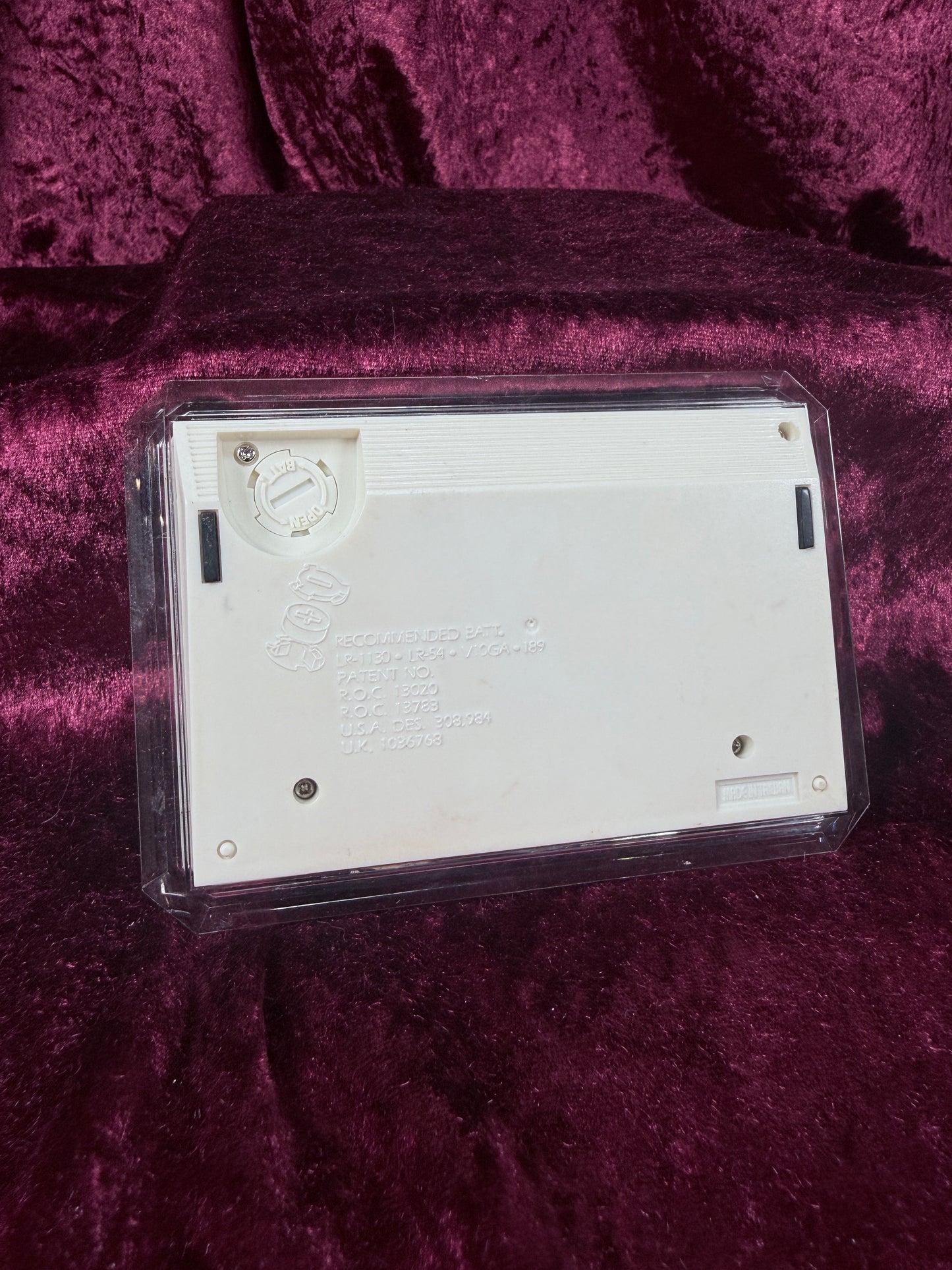 Vintage Lucite Electronic Desktop Calculator - Jewel Tone Keypad