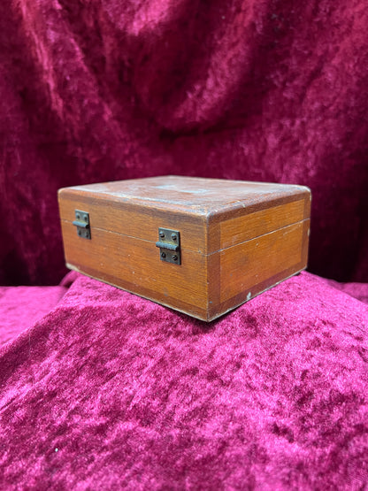 Vintage Oddities - Scale Calibration Weights in Wood Box - WM Ainsworth & Sons