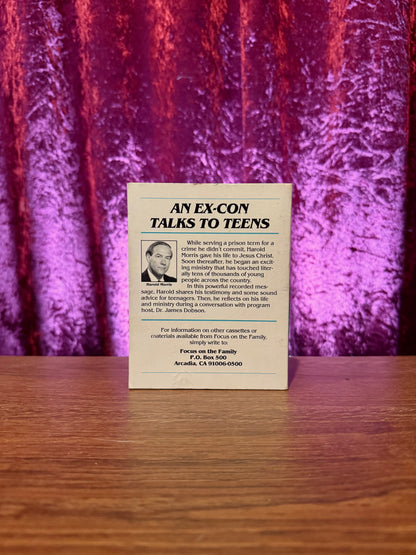 Cassette Tape - An Ex-Con Talks To Teens - Harold Morris - 1996