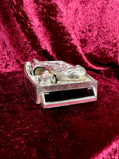 Vintage Metal Belt Buckle - Agent Zero Remington Derringer Cap Gun - 1959 Mattel