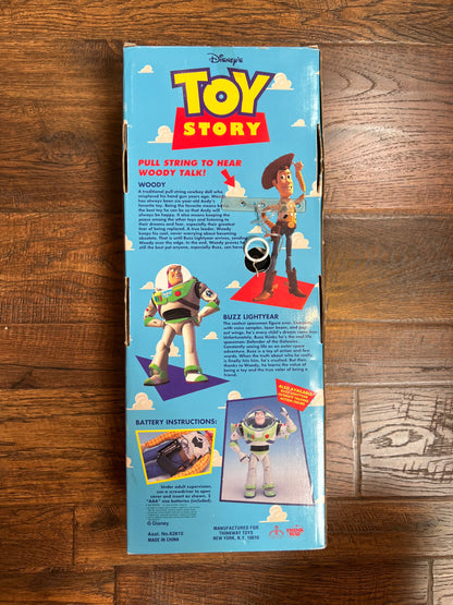 Vintage Collectibles - Poseable Pull String Talking Woody - Toy Story - New In Box