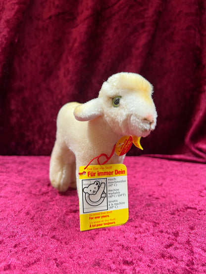 Vintage Collectibles - Miniature Stuffed Toy - Lamby the Lamb - 1527/12 - Steiff