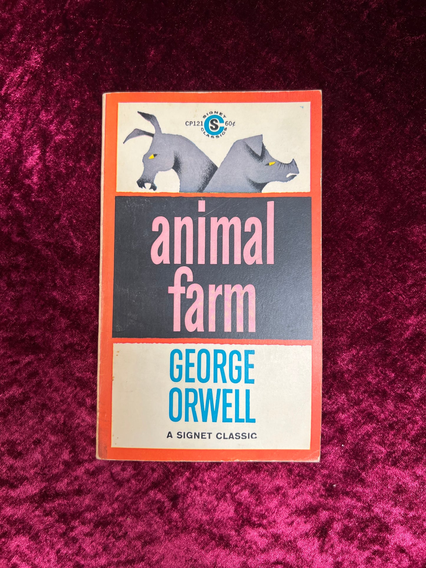 Vintage Paperback Book - Animal Farm - George Orwell - A Signet Classic 1963