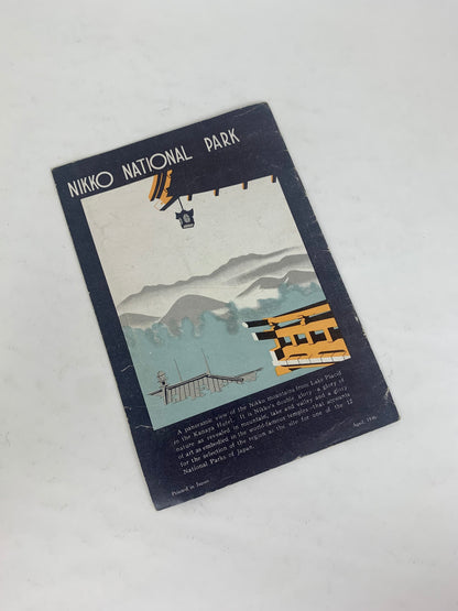 1936 How To See Nikko Japan Tourist Bureau Booklet